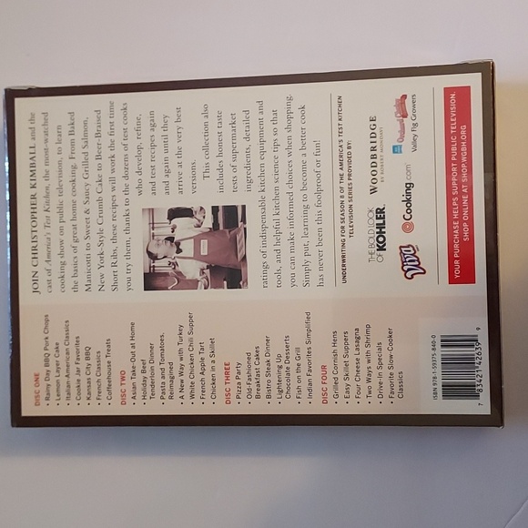 THANKSGIVING Americas Test Kitchen Season Eight DVD Set Of 4 DVDs - Picture 2 of 8
